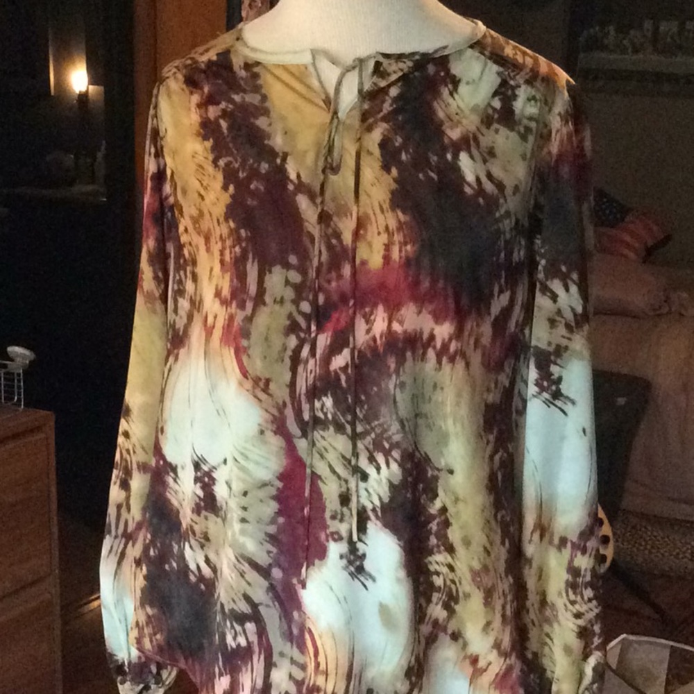 Simplify Vera VaraWang Watercolor Blouse/Tunic